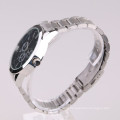 high quality japan movt. watch luxury stainless steel band watch